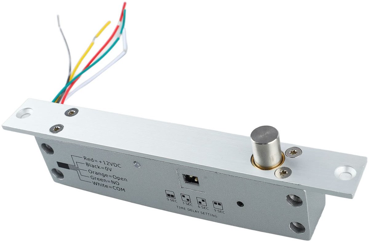 Dailygoody - DC12V Elektrisch Valgrendelslot - Diefstalbeveiliging - Sterk en Duurzaam - Glazen Deur - Toegangscontrole - Makkelijk te Installeren - G