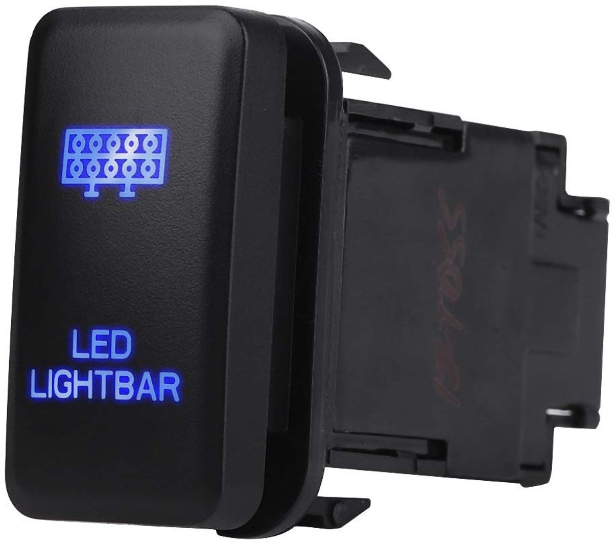 Dailygoods - Dailygoody - Rocker Switch - 12V On/Off Schakelaar - Perfect voor Auto - Geschikt voor Landcruiser - Eenvoudige installatie - Voor gebruik in voertuig...