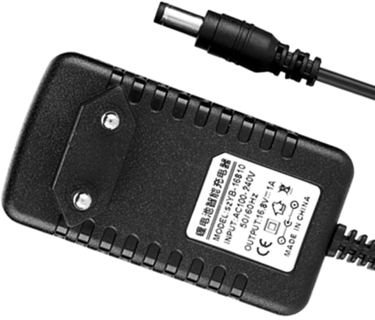 Dailygoods - Dailygoody - Hittebestendige Lithium Adapter - 16,8 V - Compact en Lichtgewicht - 1 A Uitgang - Adapter voor Li-Ion Batterij - Voor Thuisgebruik - EU-...