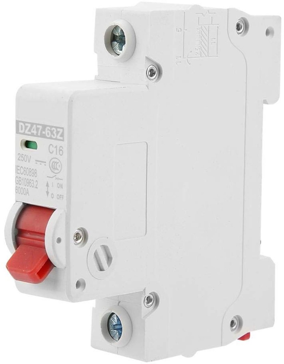 Dailygoods - Dailygoody - Solarschakelaar - DC-schakelaar - Hoge onderbreking - Compact formaat - Fotovoltaïsch systeem - Ideaal voor zonne-energie - Geschikt