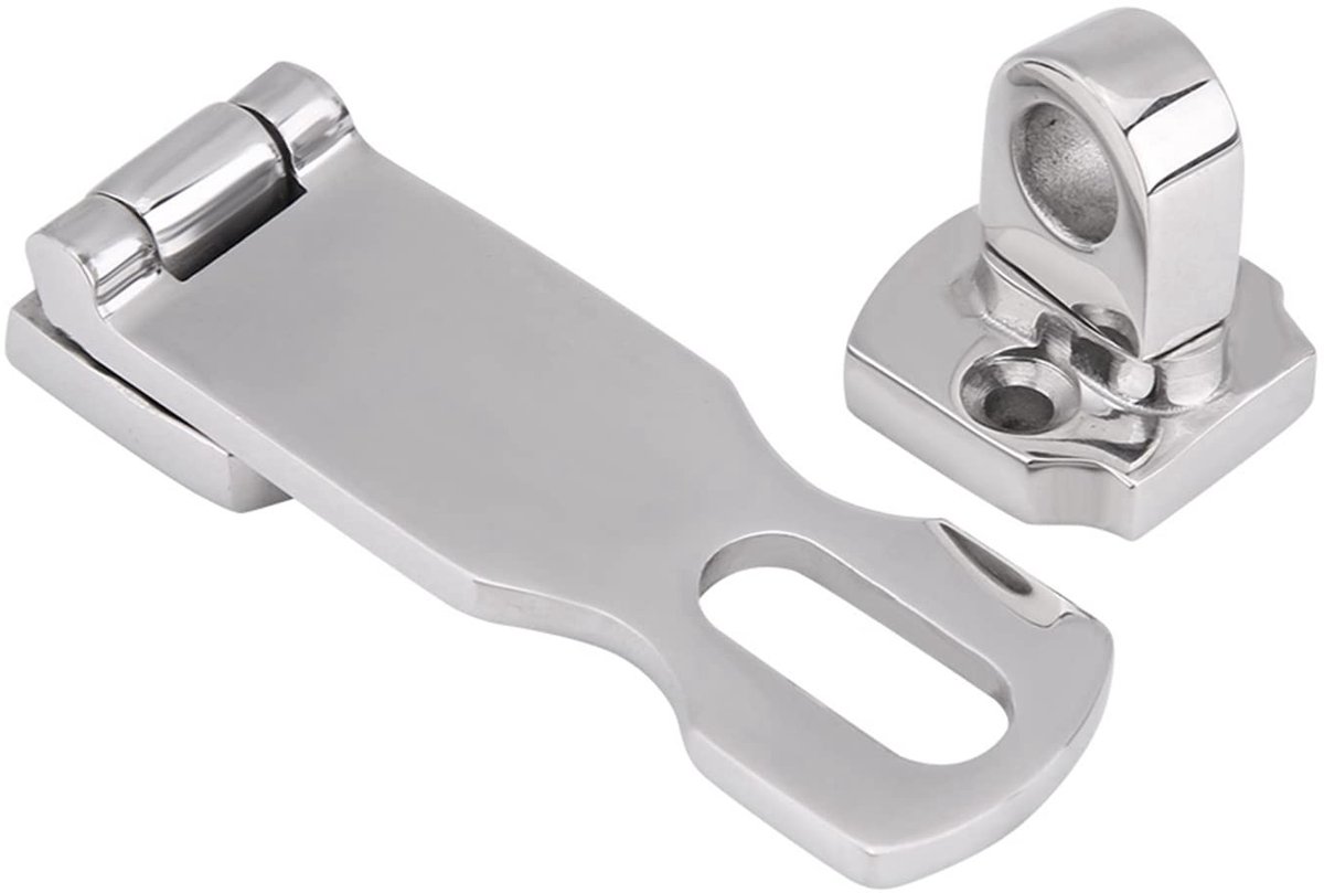 Dailygoods - Dailygoody - Marine Hatch Fastener - Roestvrijstalen Klink - Duurzaam en Sterk - 75 MM - Anti Rammelaar - Reserveonderdelen voor Boten - Geschikt voor