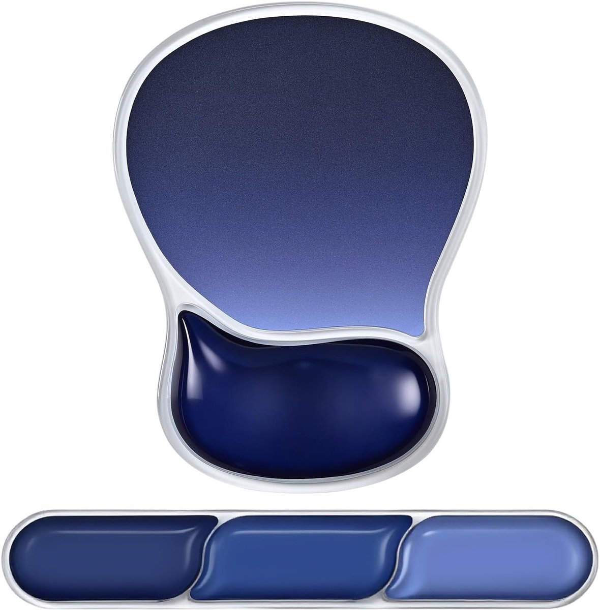 Ergonomische Muismat met Gelkussen en Polssteun voor Comfortabel Werken en Gamers, Geschikt voor Laptop en PC, Ideaal voor Pijnverlichting en Kantooraccessoires