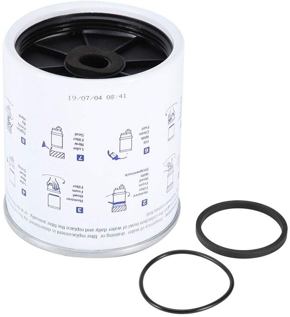 Dailygoody - Motorbrandstoffilter - Waterscheider - Eenvoudig te installeren - Compact formaat - Benzinefilter - Verwijdert 99% water - Geschikt voor