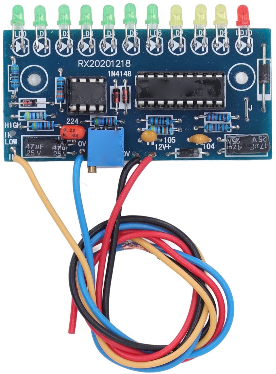 Dailygoods - LED Indicator DIY Kit voor Geluid Spectrum Analyzer