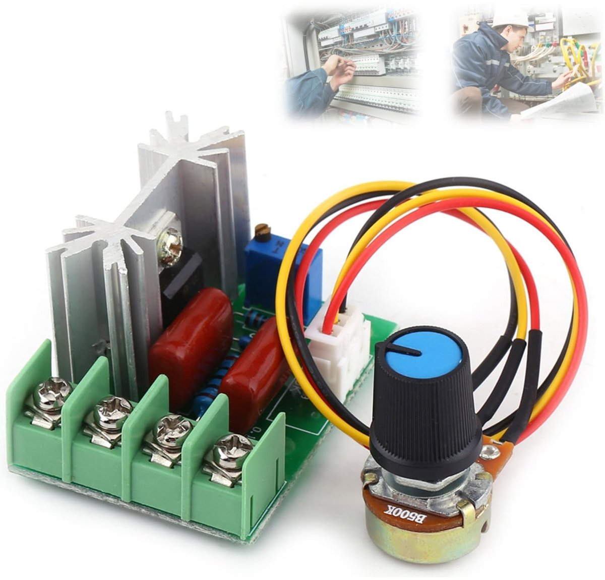 Dailygoods - Elektrische Spanningsregelaar 50-220V voor Motoren