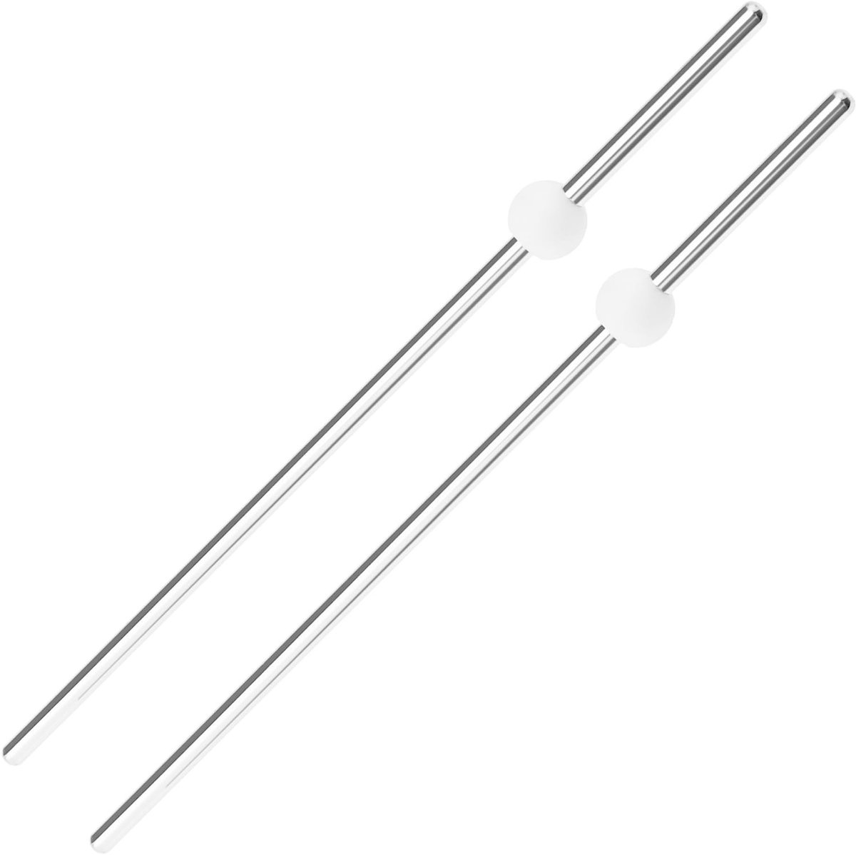 Dailygoods - Dailygoody - Pop-up Afvoerarm - Vervangende Afvoerhendel - Duurzaam Roestvrij Staal - 2-delige Wastafel Pop Up - 200 mm Lengte - Geschikt voor Wastafels