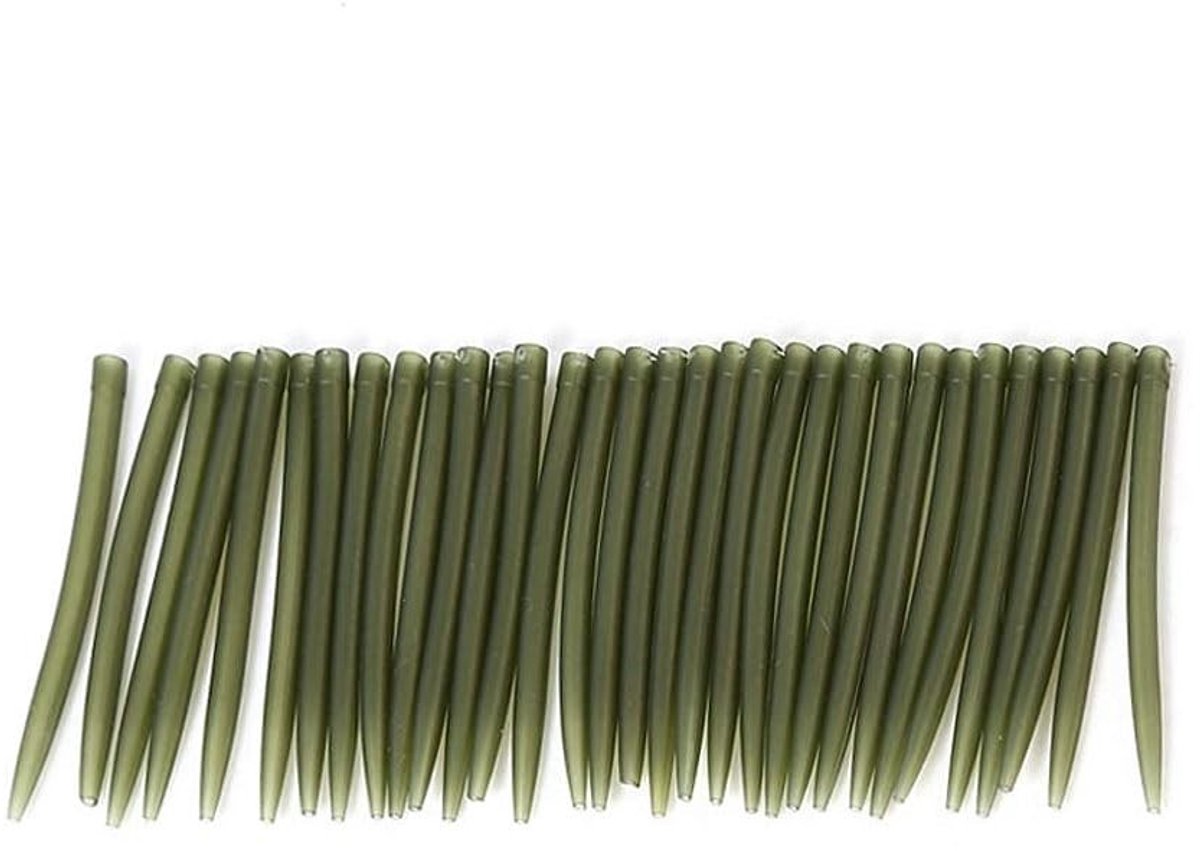 Dailygoods - 30 Stuks Anti Tangle Sleeves voor Vissen met Clips