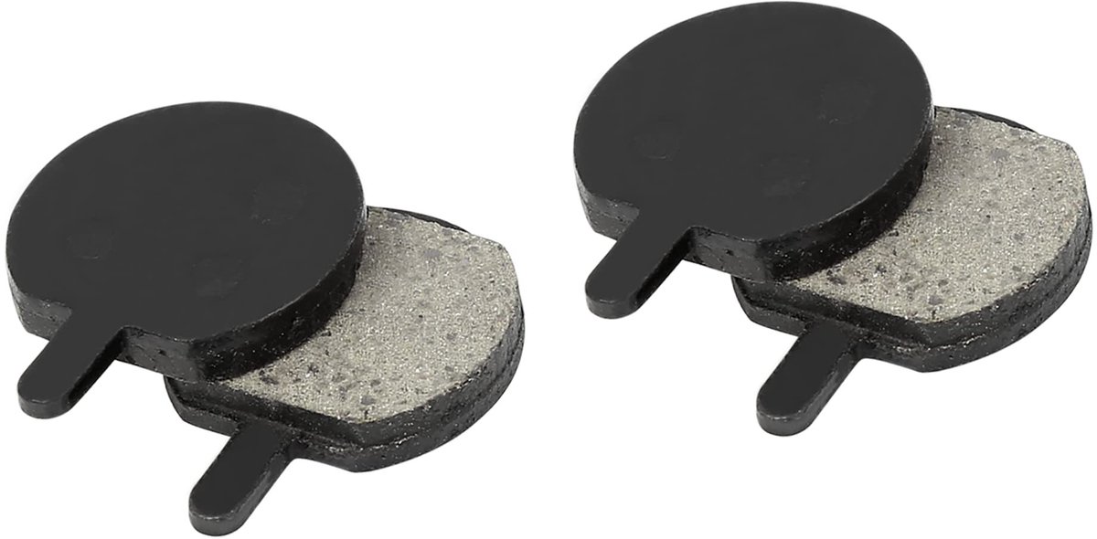 Dailygoods - Fiets Schijfremblokken 28x22mm Zwart Set van 4