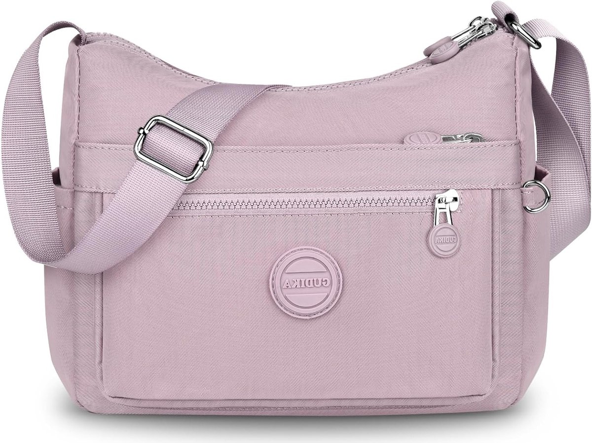 Stijlvolle en Lichtgewicht Crossbody Tas van Waterdicht Nylon met Verstelbare Schouderband, Perfect voor Reizen, Winkelen en Dagelijks Gebruik
