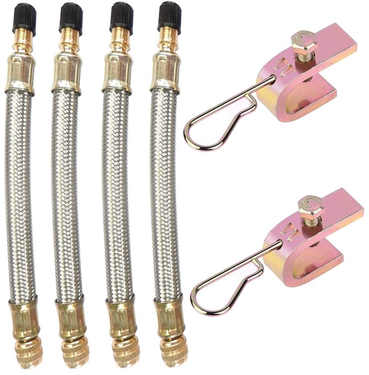 Dailygoods - Dailygoody - Ventielverlenging - Ventielverlengersadapter - Ideaal voor vrachtwagens - 18 cm - Verlengbandventieladapter - Betrouwbaar en duurzaam - G