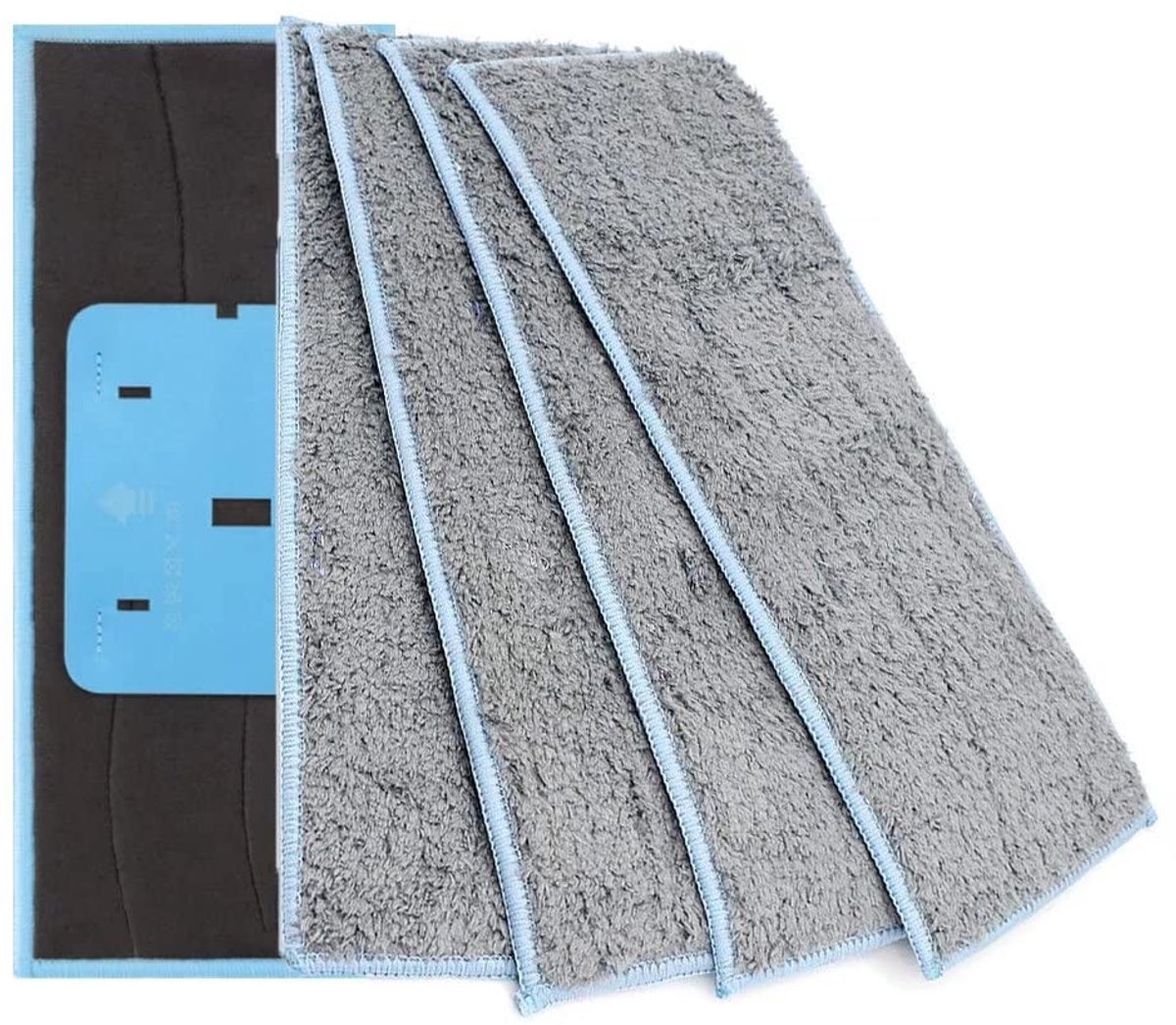 Dailygoods - Dailygoody - Wasbare natte dweilpads - Compatibel met Braava Jet M6 - Herbruikbaar en duurzaam - 4 stuks - Voor effectieve reiniging - Geschikt voor r