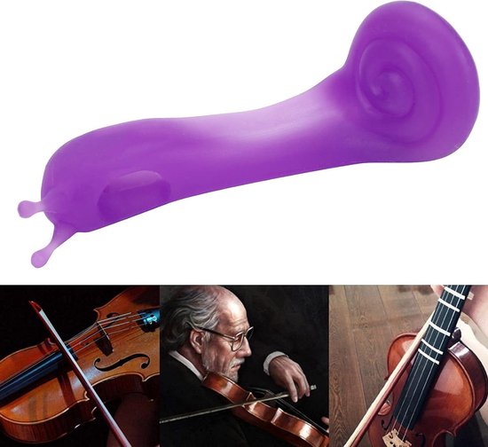 Violine Boog Houder met Grip, Snail Vorm, Ideaal voor Leren en Opbergen van Strijkstokken en Accessoires — afbeelding 3