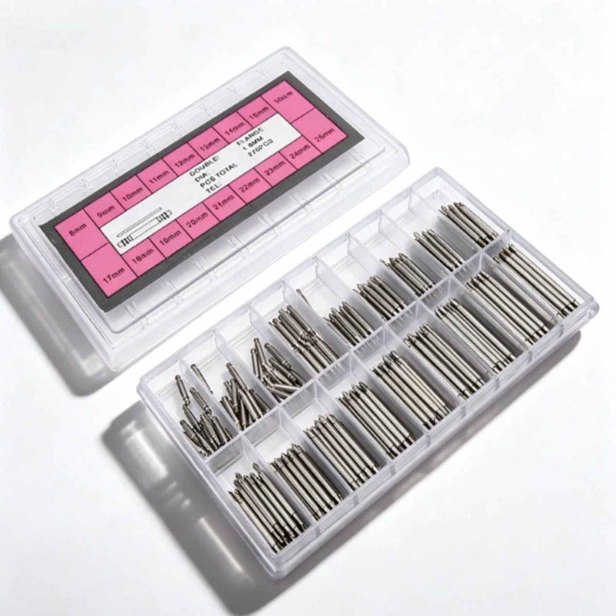 Dailygoods - Professionele Horloge Band Metalen Spring Bars Set van 270 Stuks
