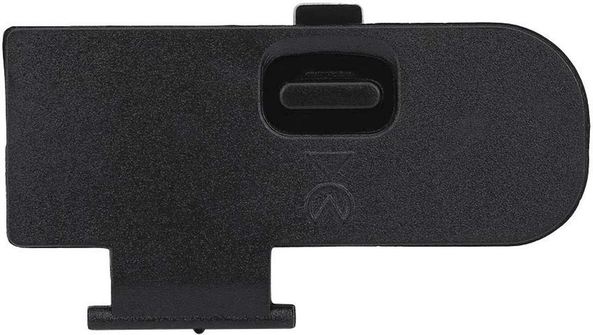 Dailygoods - Dailygoody - Batterijcompartiment Deksel - Vervanging - Stevig - Zwart - Geschikt voor Nikon D5100 - Duurzaam - 4.2 x 2.2 cm
