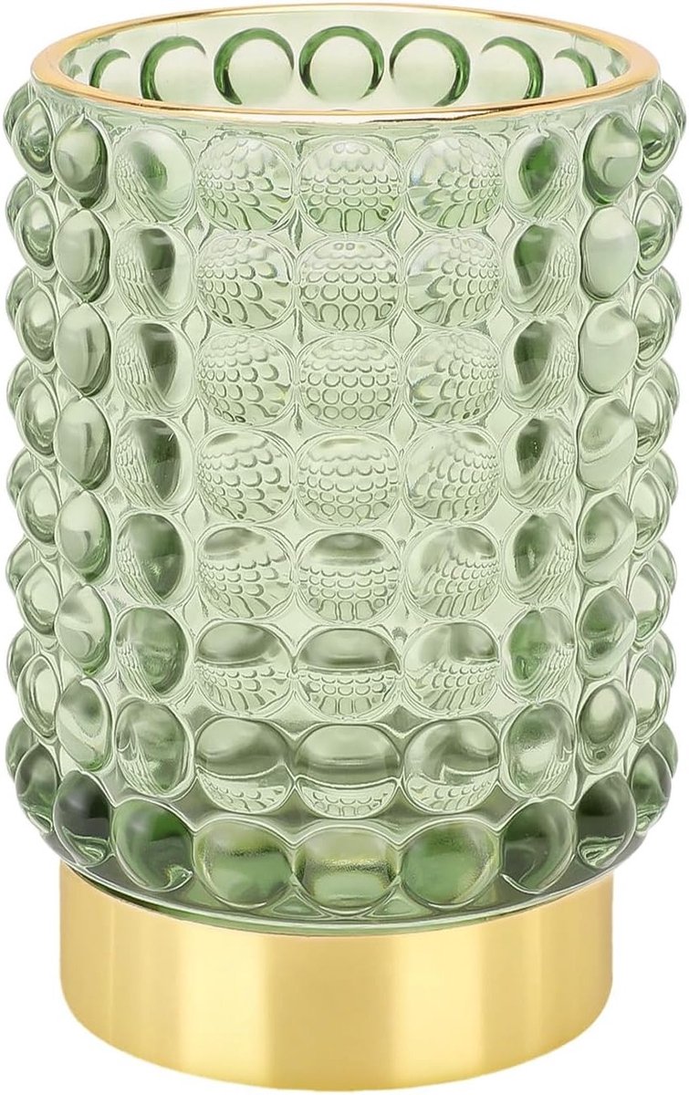 Make-up Borstelhouder van Glas, Vintage Organizer voor Cosmetica en Pennen, Perfect voor Badkamer en Vanity met Stijlvolle Opslagoplossing