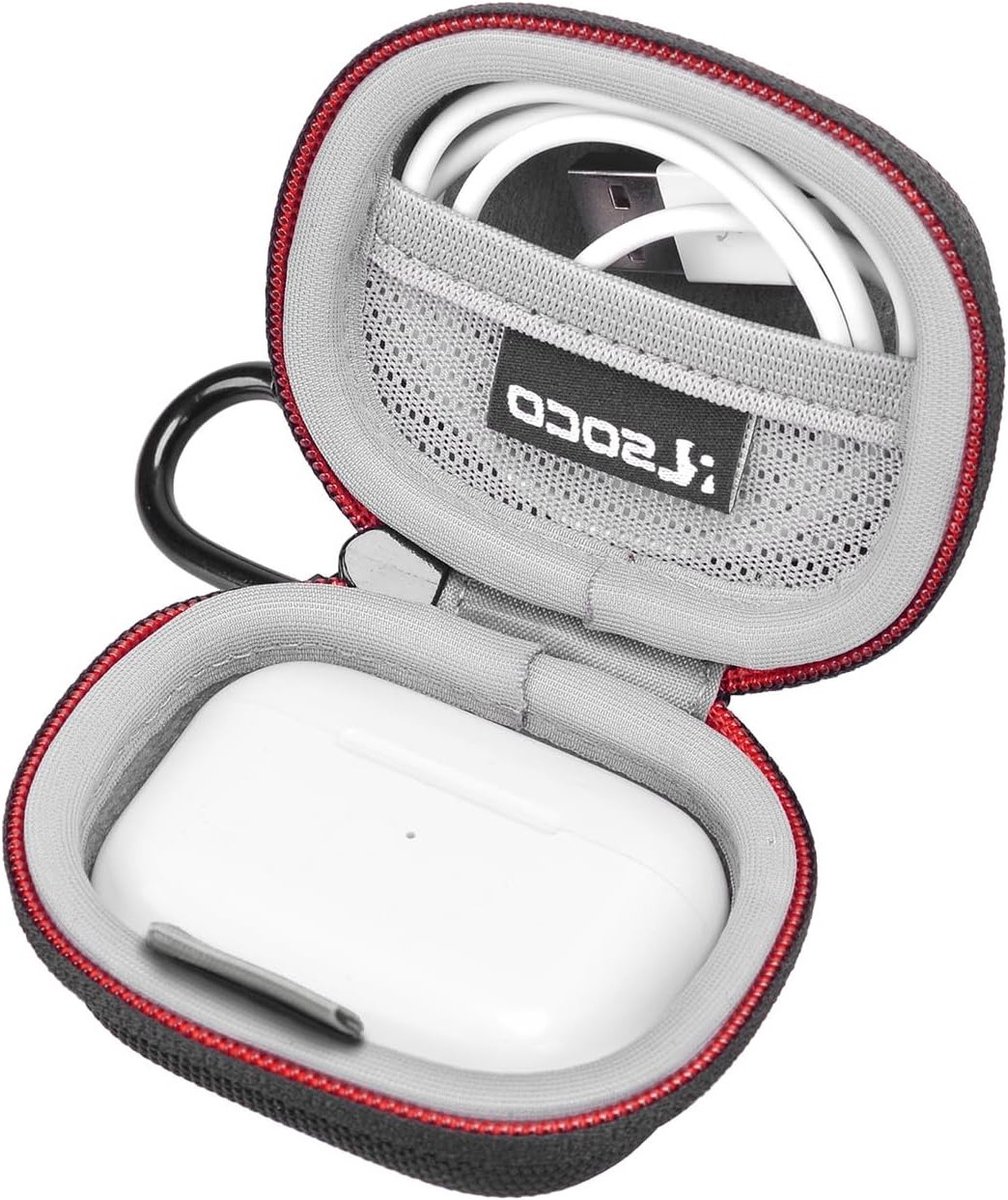 Beschermhoes voor Airpods 1/2/3/4 en Airpods Pro - Inclusief handige trekband voor eenvoudig gebruik