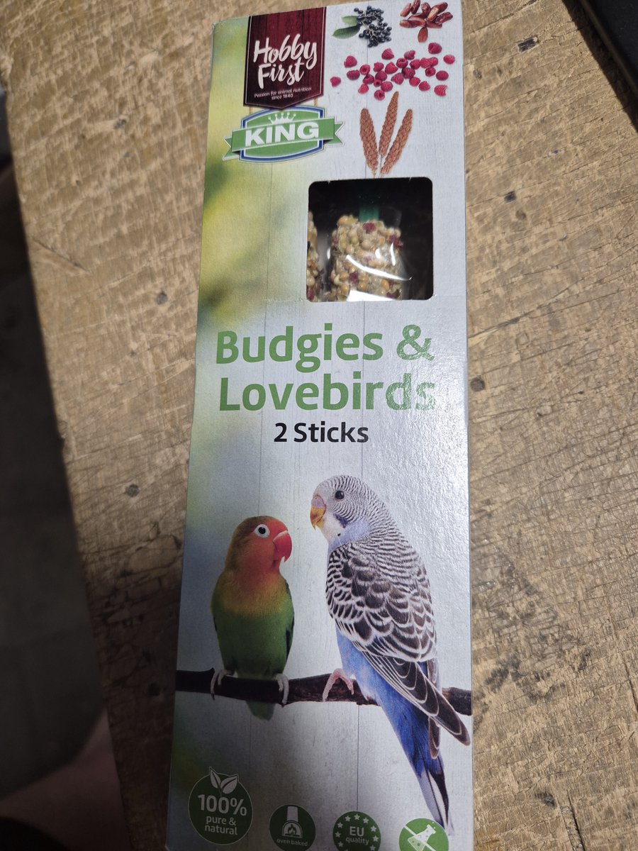 Budgies en Lovebirds vogelsnack - 2 sticks -
