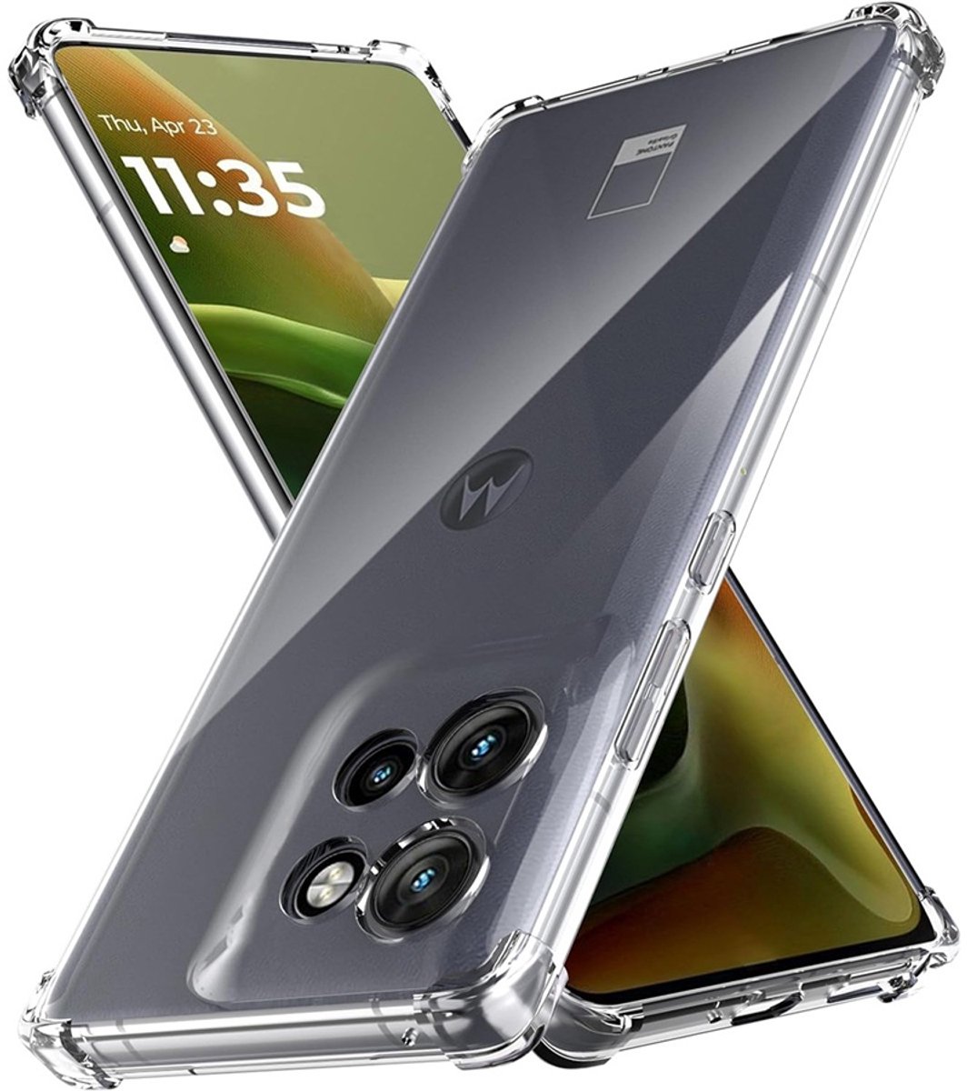 CaseBoutique TPU Case hoesje geschikt voor Motorola Moto G17 - Effen Transparant - TPU (Zacht)