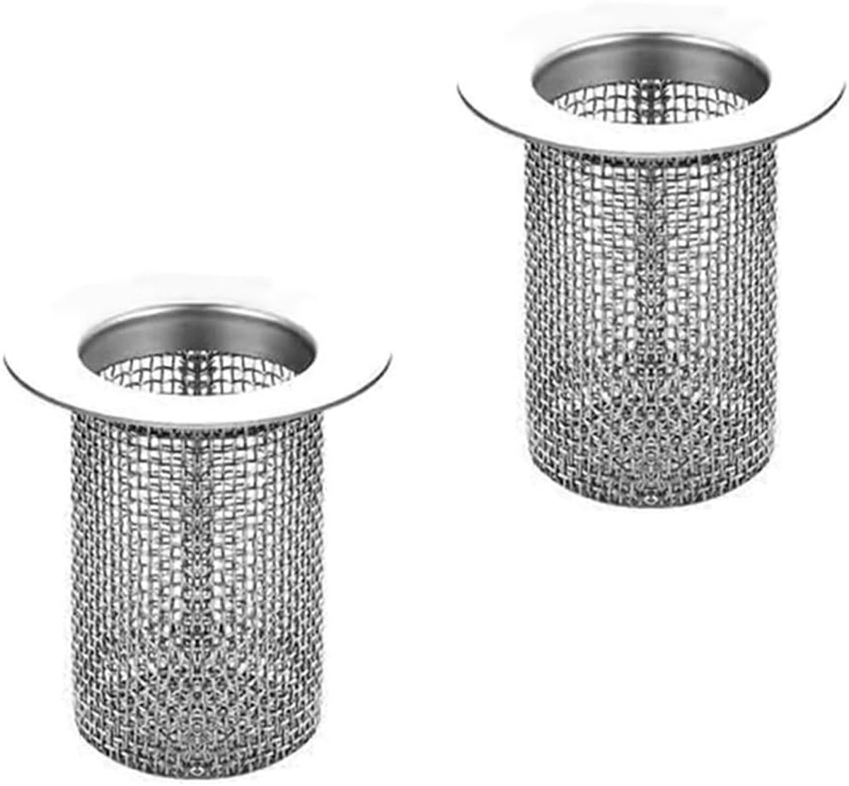 Effectieve Haarvangers voor Douche en Bad, RVS Afvoerfilters voor Keuken en Badkamer, 40mm Afvoerbescherming tegen Verstoppingen