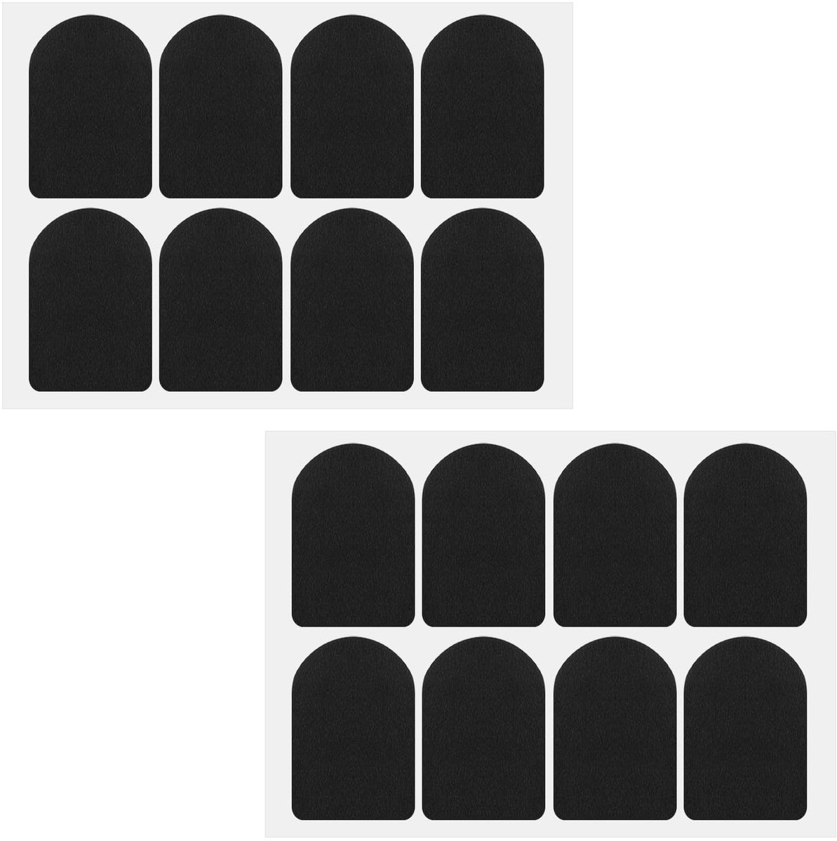 Dailygoody - Mondstukpatches - Rubber Kussens - Duurzaam en Comfortabel - Zwart - Geschikt voor Saxofoon en Klarinet - 16 Stuks