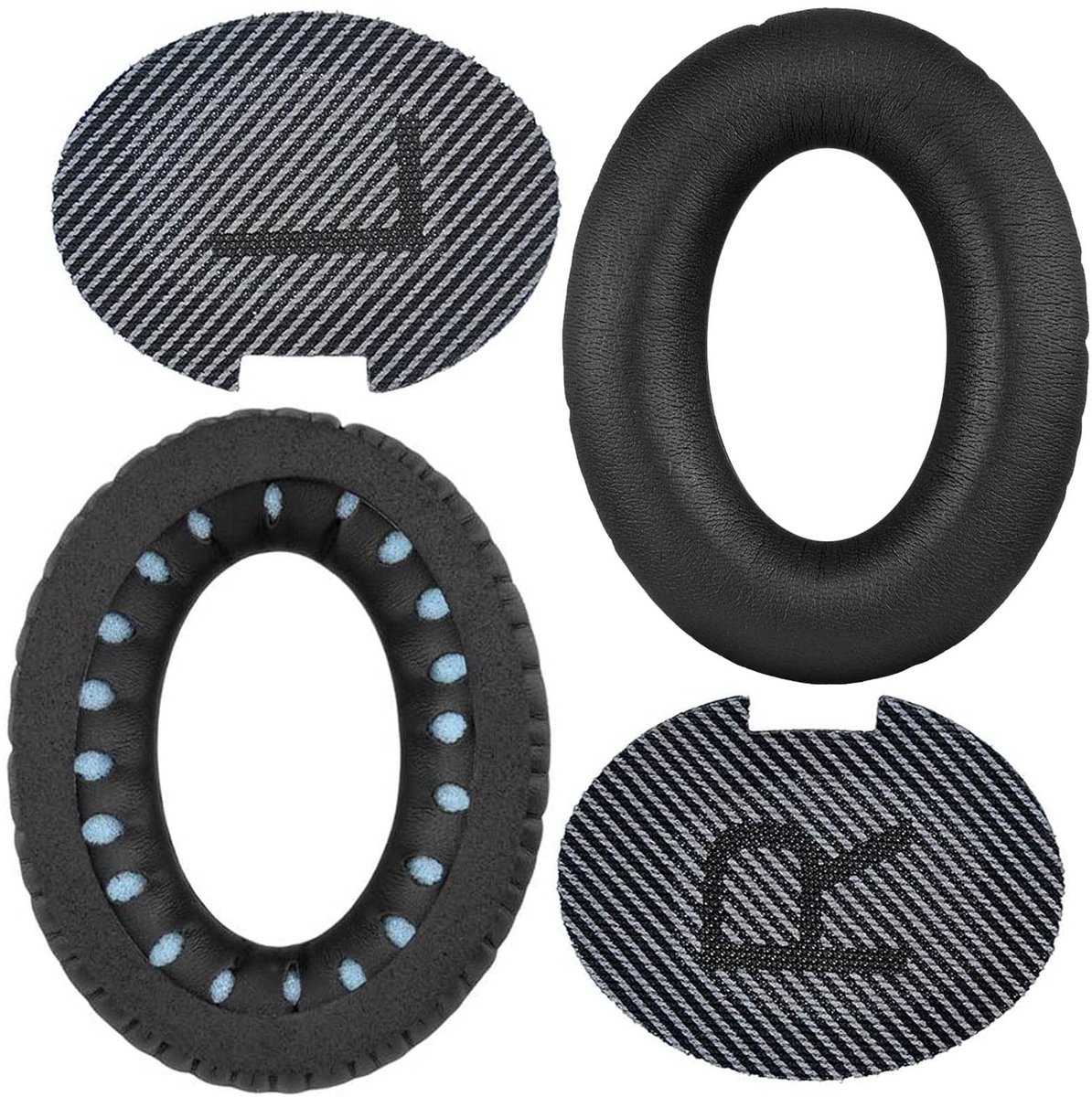 Dailygoody - Oorkussens voor Bose QC35 - Vervangende Oorkussens - Duurzaam en Comfortabel - Zacht Proteïneleer - Geschikt voor Stille Comfort 35 II