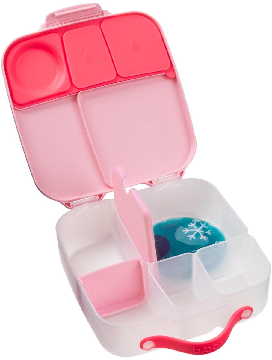 Dailygoody - OmGoods - Dailygoody - Lunchbox - Jumbo Bentobox met 4 Vakken - Lekvrij - Blauwe leisteen - Ideaal voor school - Geschikt voor kinderen vanaf 3 jaar