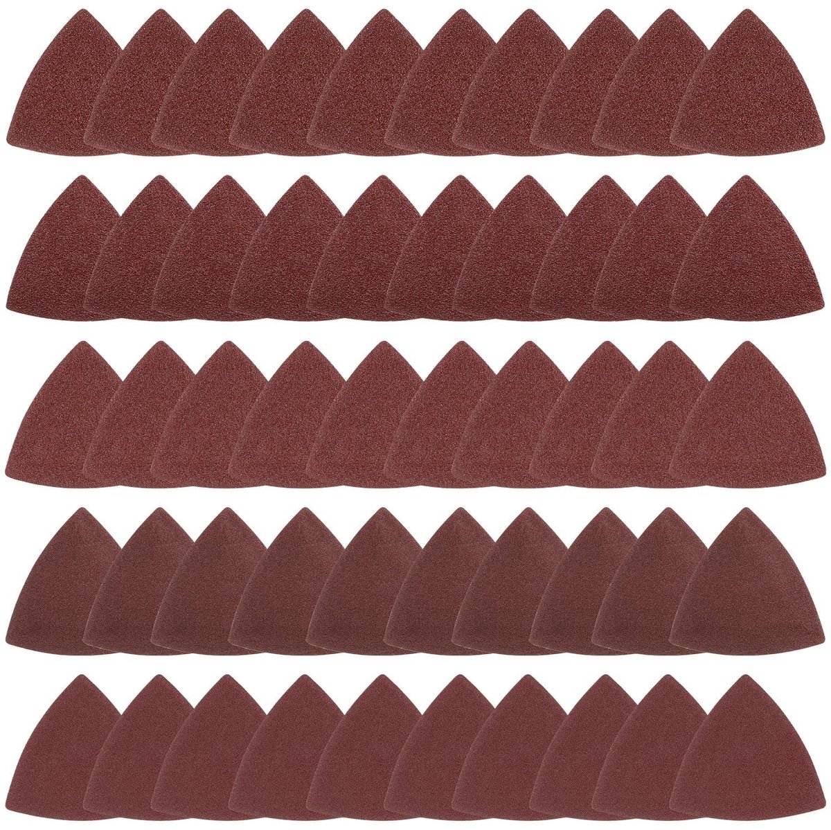 Dailygoods - Dailygoody - Schuurpapier driehoekig - 50 stuks - Geschikt voor meubels - Diverse korrelgroottes - Voor houtbewerking - Ideaal voor polijsten - Korrel...