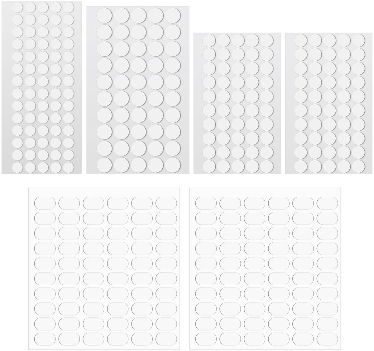 Dailygoods - Dailygoody - Dubbelzijdige Tape Dots - Transparante Plakpunten - Heavy Duty - 340 Stuks - Foto Decoratie - Plakken - Meerdere Toepassingen