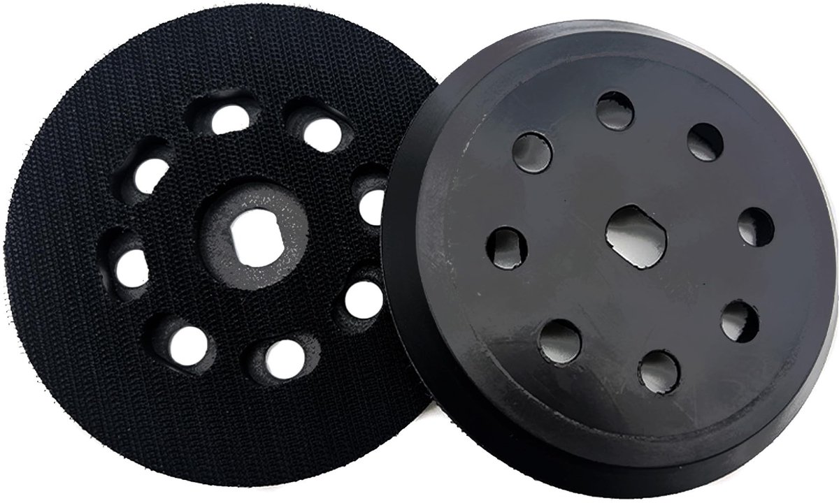 Dailygoods - Cosensi - Dailygoody - Polijstschijf 125 mm - Vervangingsschijf - 8 gaten - Duurzaam materiaal - Geschikt voor hout en metaal - Eccentrische schuurmachine