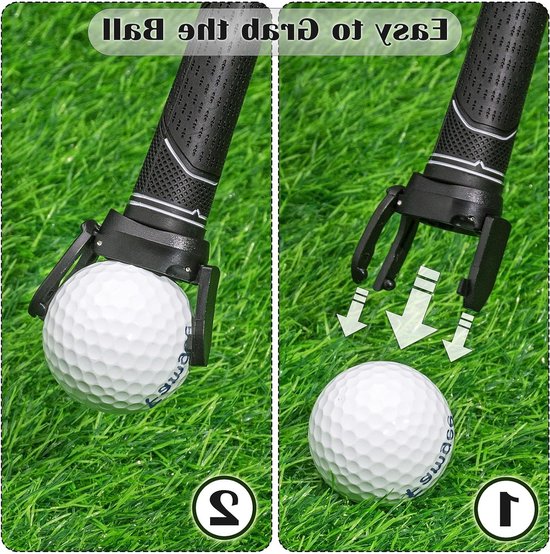Vouwbare Golfbal Oppikker met Zuignap - Handige Accessoire voor Golfer, Putter Grip en Rugbeschermer - Set van 6 Stuks — afbeelding 5
