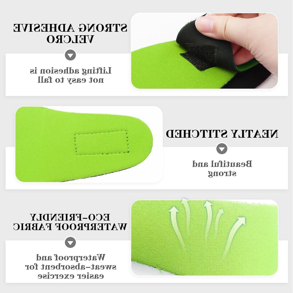 Zwemring voor Kinderen - Elastische en Waterdichte Hoofdband voor Zwemmen, Surfen en Watersporten (Groen) - Ideaal voor Veiligheid en Comfort in het Water