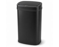 Five Stars® Prullenbak met Sensor - 60 Liter - Afvalbak RVS - Vuilnisbak - Soft Close Deksel - Zwart