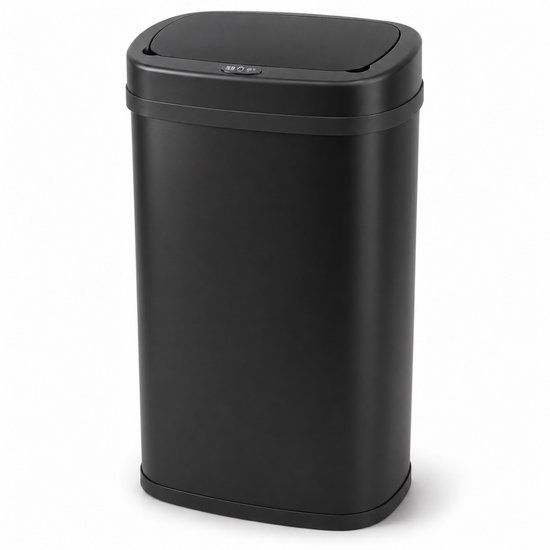 Five Stars® slimme prullenbak – 60 liter – zwart