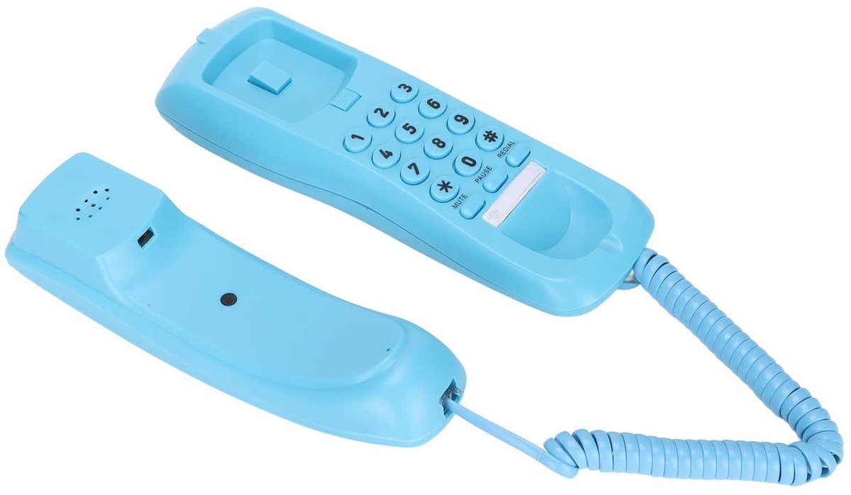 Dailygoods - Vaste Telefoon met Mute-functie en Muurmontage
