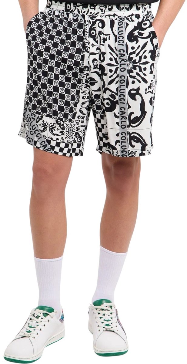 Carlo Colucci Heren Korte Broek Zwart C3829/201