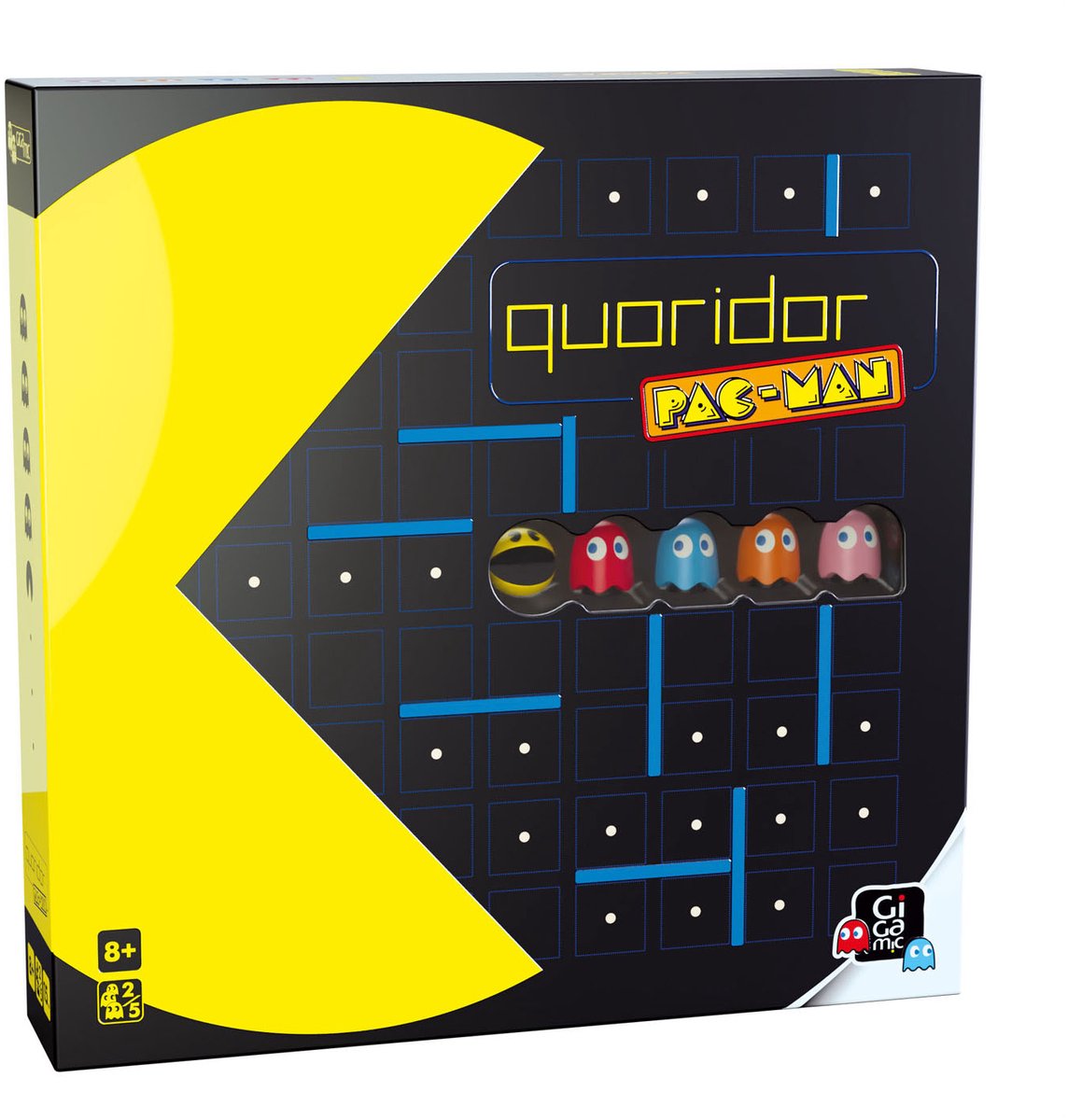 Gigamic - Quoridor Pacman - Bordspel voor volwassenen en kinderen - gelimiteerde editie van Quoridor - NL GB FR DE ES IT — cadeau in Spellen & Speelgoed - foto 6