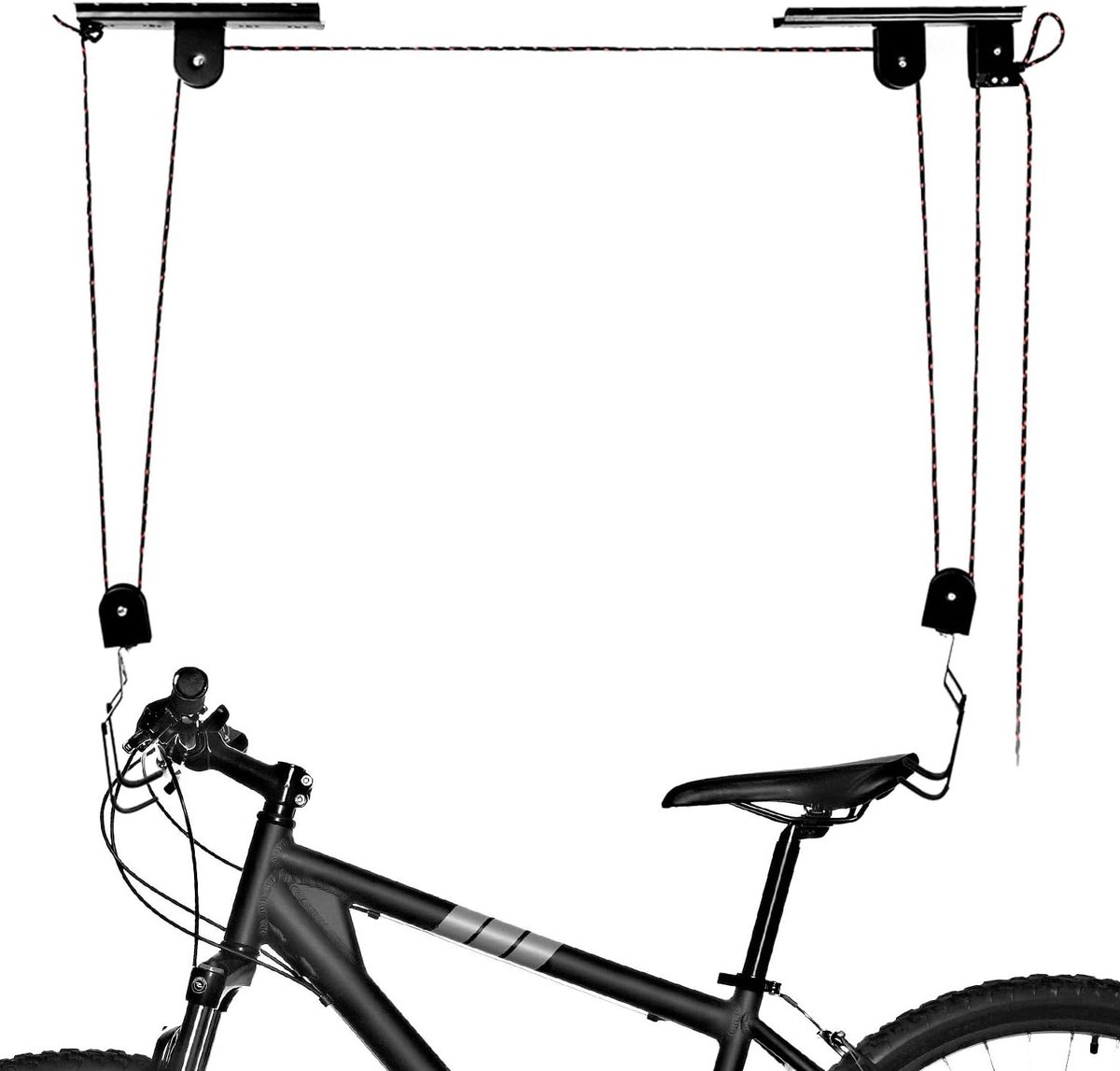 Fiets en Kajak Lift voor aan het Plafond, 30 kg Draagvermogen, Ideaal voor Surfplank en Opslag