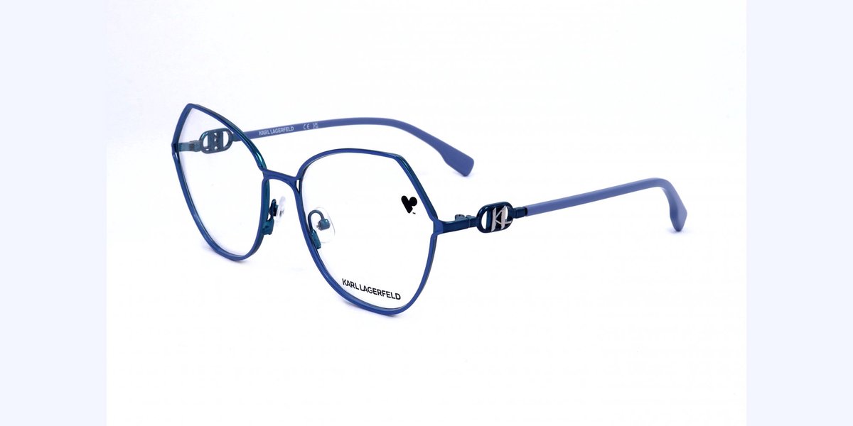 Karl Lagerfeld KL343 Blue 56/18/140 WOMAN Brilmonturen