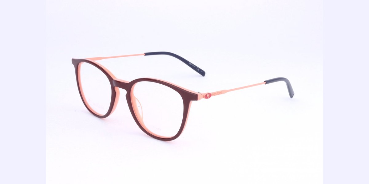 M Missoni MMI 0066 Burgundy peach 47/18/145 WOMAN Brilmonturen