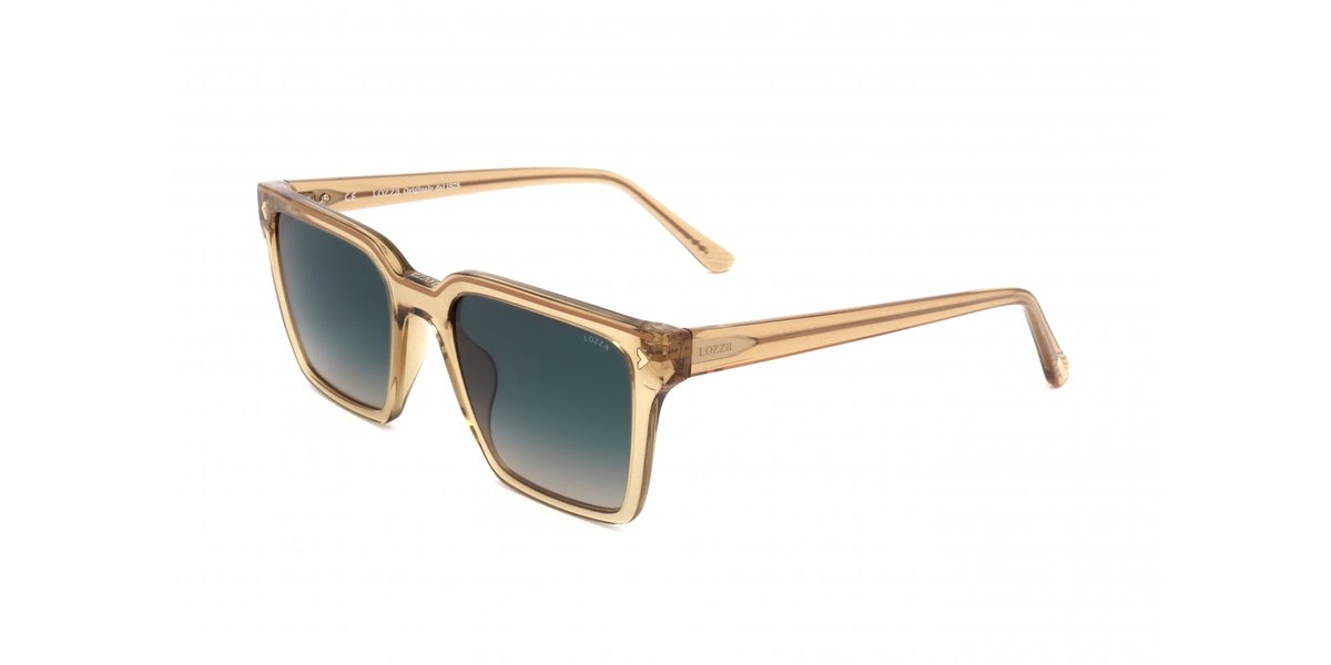 Lozza SL4304 Shiny transparent beige 53/21/145 MAN Zonnebrillen