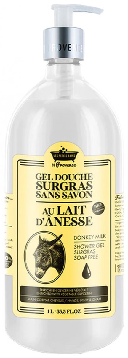 Les Petits Bains de Provence Ezelinnenmelk Douchegel 1 L