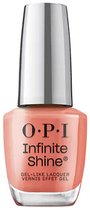 OPI Infinite Shine - Megawatt Hot - 15ml - Licht Rode - Oranje Nagellak