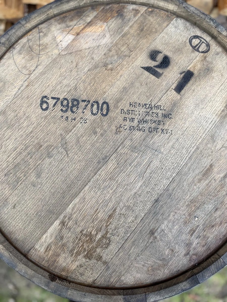 Whiskyvat / Regenton 190 Liter Eikenhout - Deksel Los Met Handvat