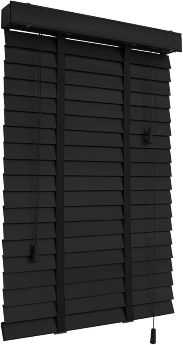 Houten Jaloezieën - Houten Luxaflex - Privacy Creëren - Thermisch Geïsoleerd - 5cm Lamel -