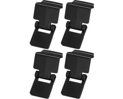 Terrarium Dekselclips - Aquarium Clips - Reptielen Veilig Houden - Ontsnappingsbestendig Slot - 5 cm x 3 cm - Zwart