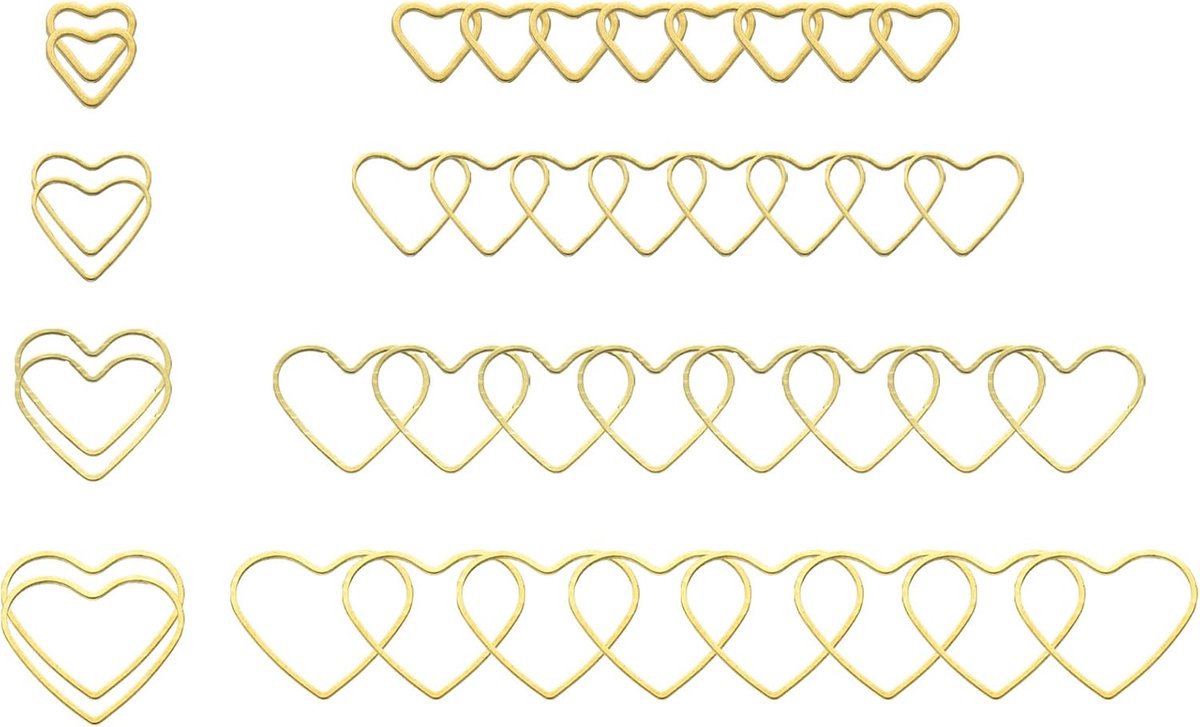 40pcs open edge - 4 sizes resin bezels - charm pendants - open back bezels - alloy hollow frame - bulk voor resin craft maken - goudkleurig