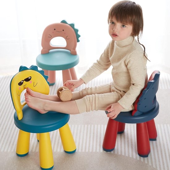 Quvo® Peuterstoel - Kinderstoel - Peuter Stoel - Geel - 29cm x 28cm x 47cm van quvo — afbeelding 3