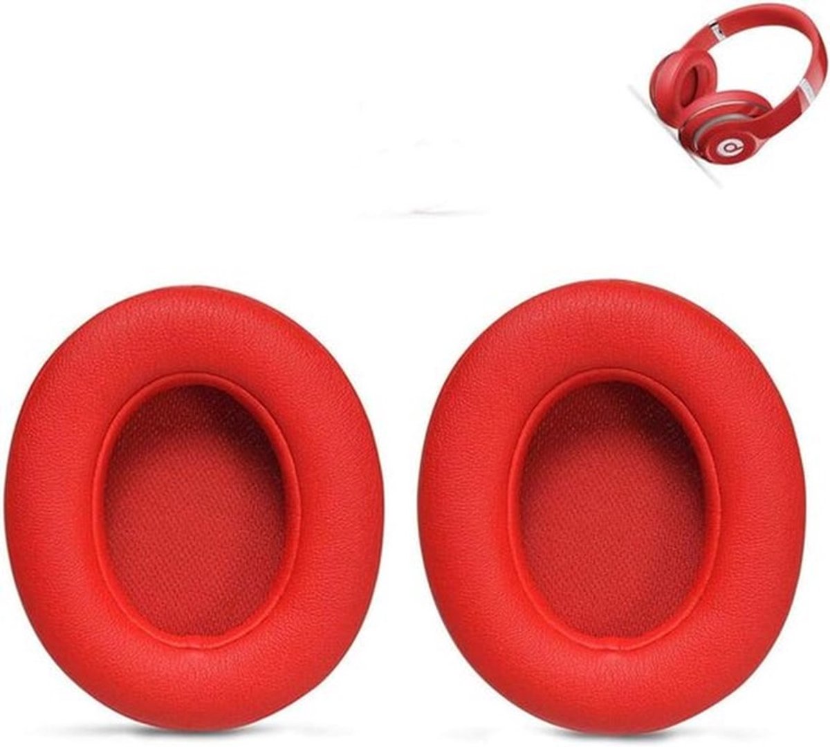 Vervangende Oorkussens Kit voor Over-Ear Hoofdtelefoon (Rood)