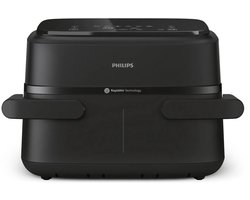 Philips 1000 Series Dual Basket Airfryer - NA150/00 - Dubbele Mand - Flexible Basket - 7.1L - Tot 5 Personen