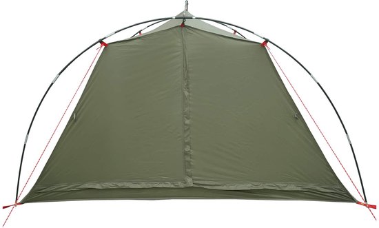 vidaXL - Tunneltent - Olijfgroen - 4-persoons - 185T - Polyester - met - PU - Coating van Vidaxl — afbeelding 4